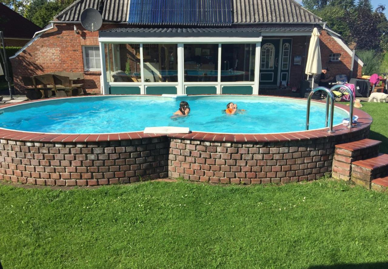 Ferienhof Welsch Wohnung 2 Grossefehn Exterior foto